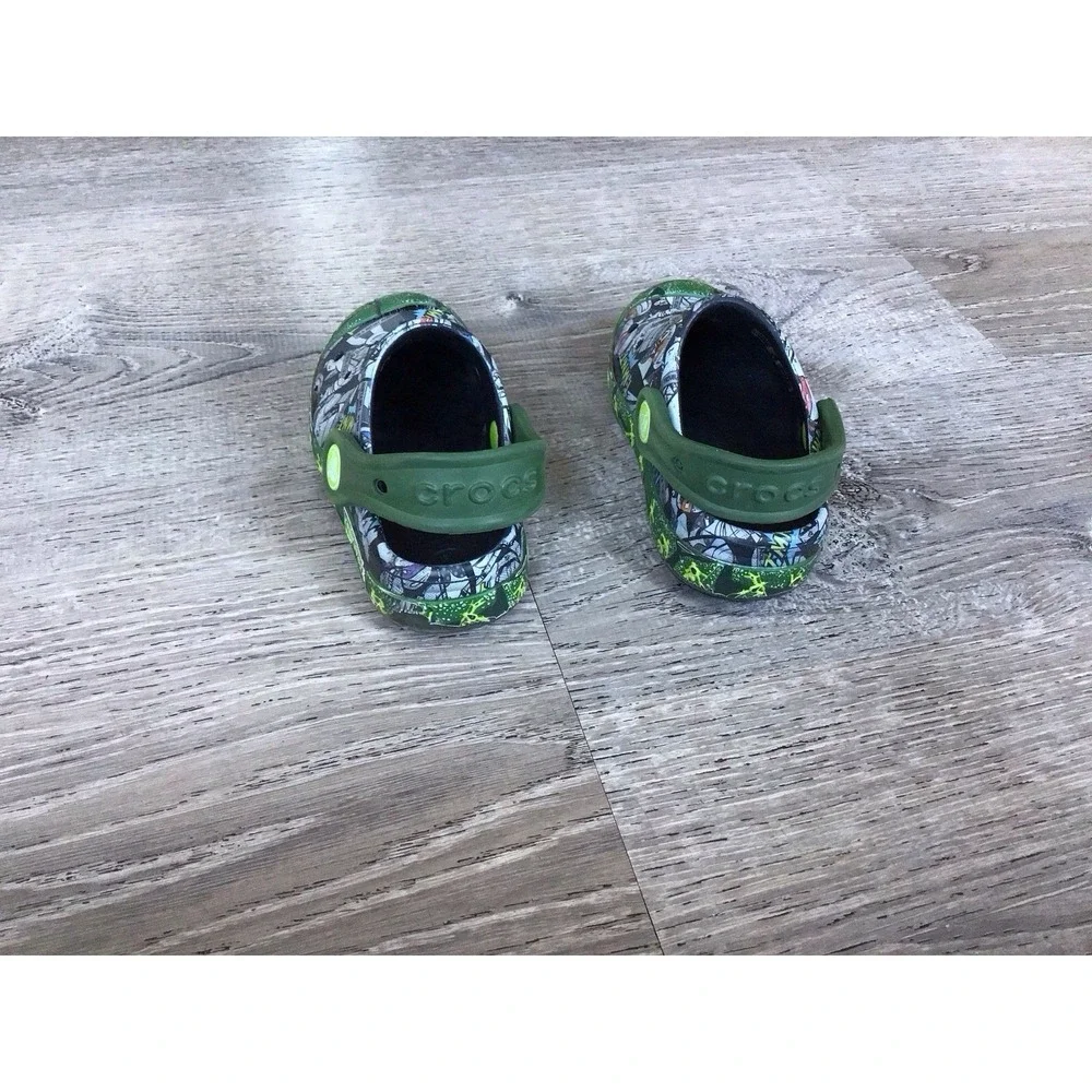 Teenage Mutant Ninja Turtles TMNT Crocs - C 7 Toddler Slip On Clogs
